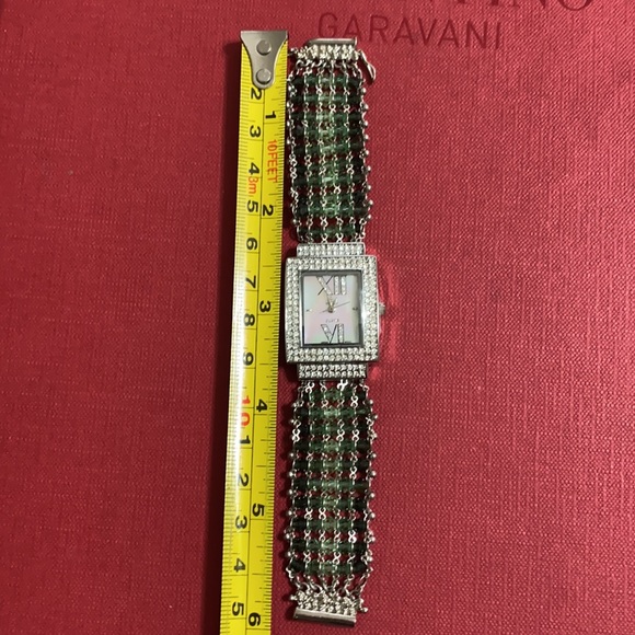 ?NEW?Sterling silver Crystal watch